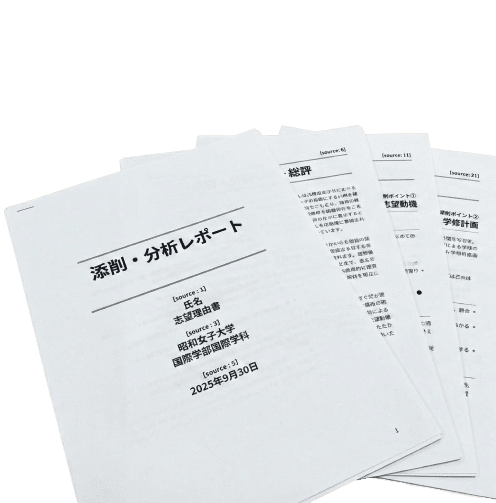 志望理由書「添削」サービス