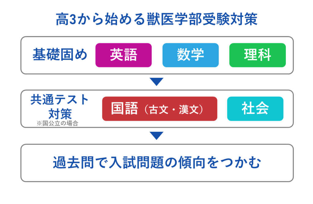 高３から始める獣医学部受験対策