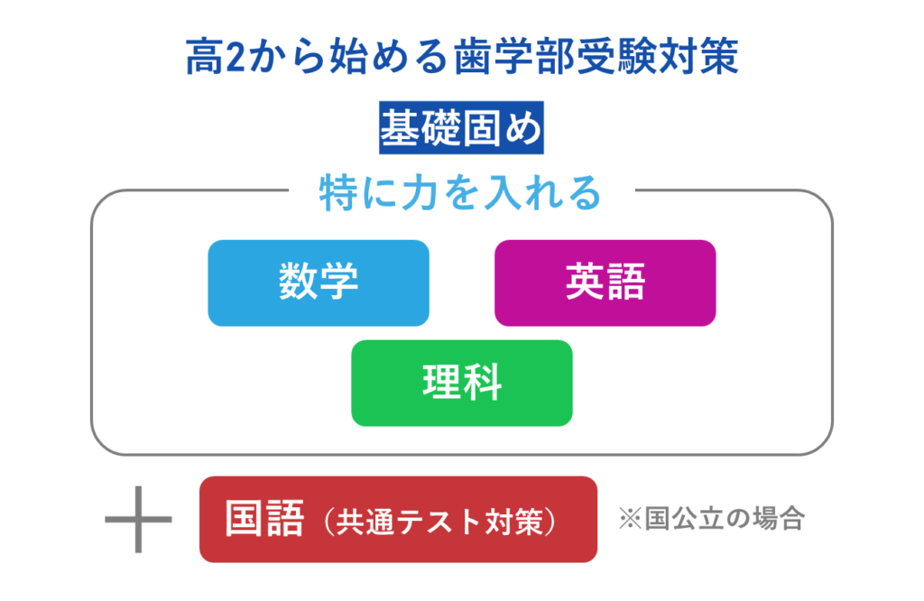 高２から始める歯学部受験対策