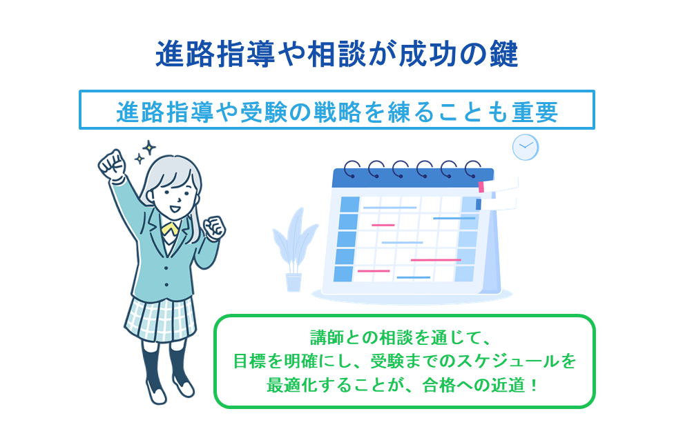 進路指導や相談が成功の鍵