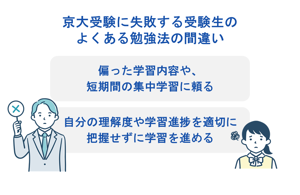 京大受験に失敗する受験生のよくある勉強法の間違い