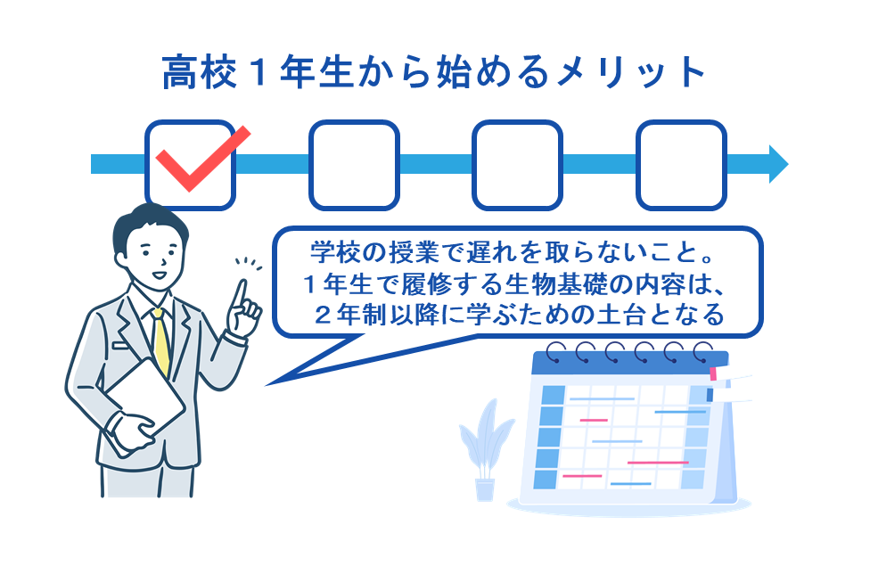 高校1年生から始めるメリット