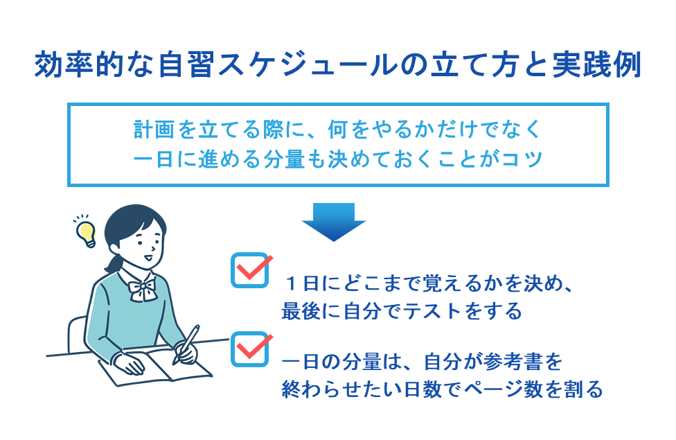 効果的な自習スケジュールの立て方と実践例