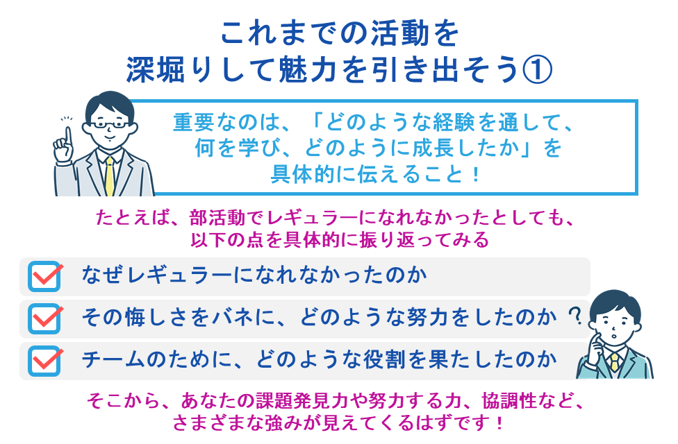 これまでの活動を深堀りして魅力を引き出そう
