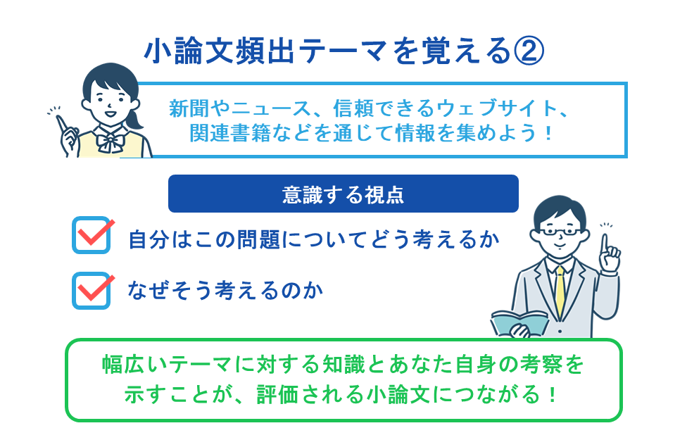 小論文頻出テーマを覚える