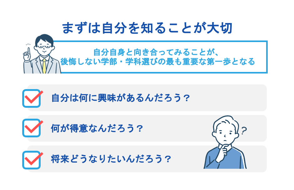 まずは自分を知ることが大切