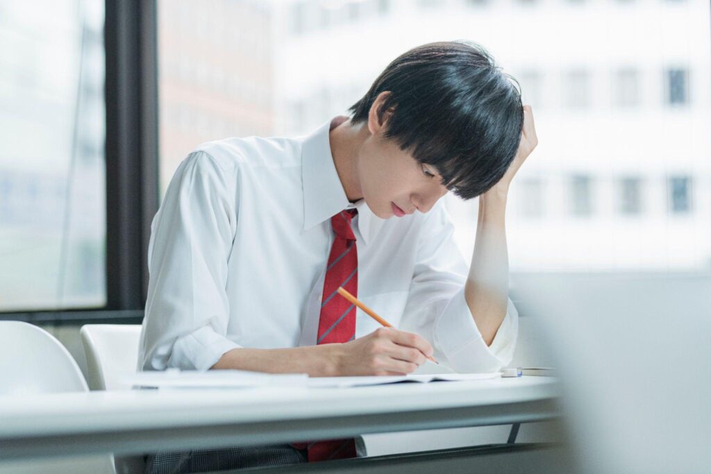 医学部受験勉強している学生③