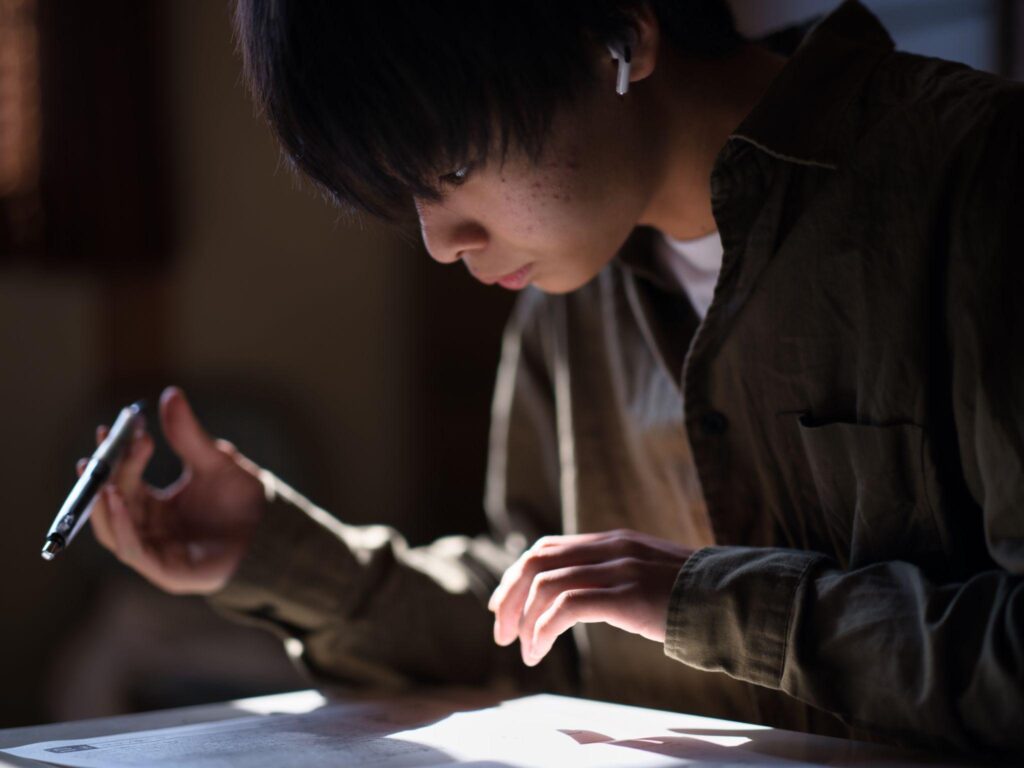 医学部受験勉強している学生④