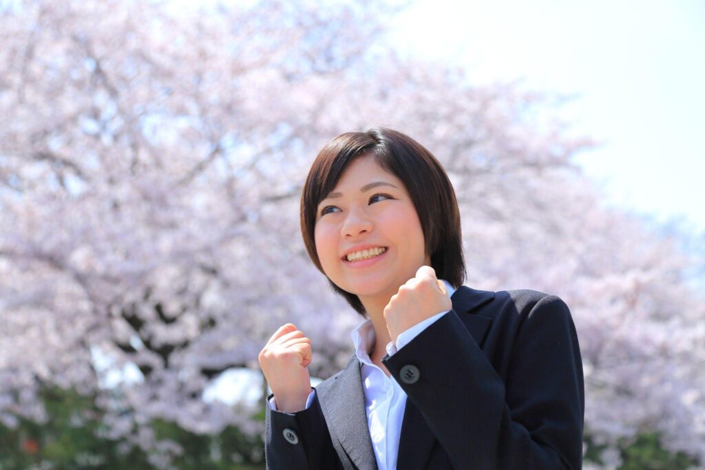 高専合格を喜ぶ学生