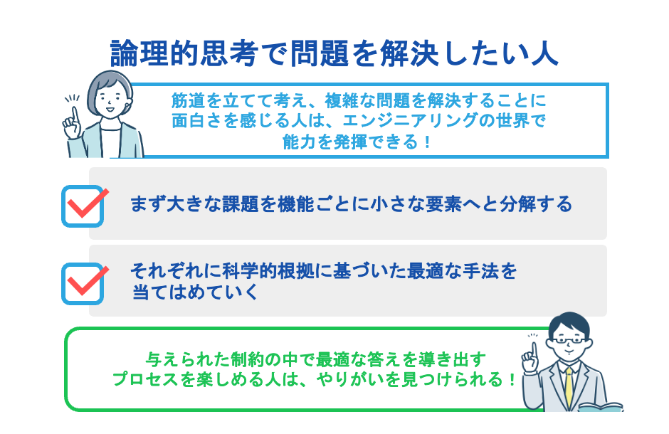 論理的思考で問題を解決したい人