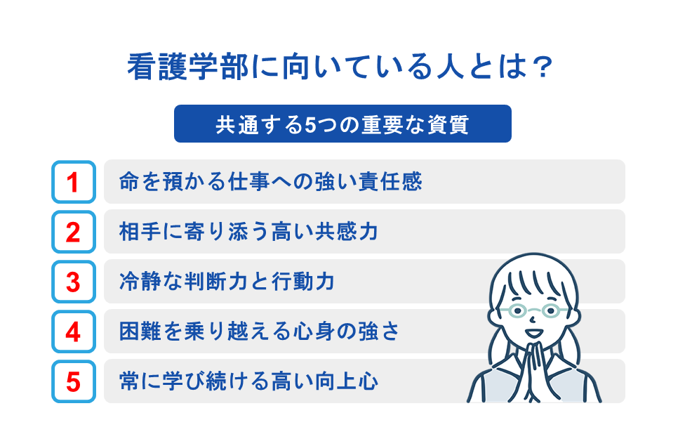 看護学部に向いている人とは？