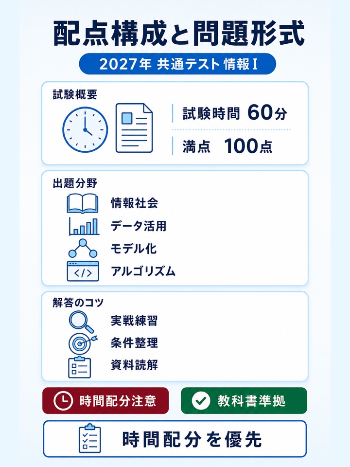 情報 配点構成と問題形式