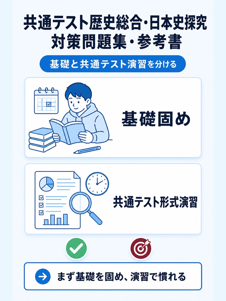 共通テスト歴史総合・日本史探究 対策問題集・参考書