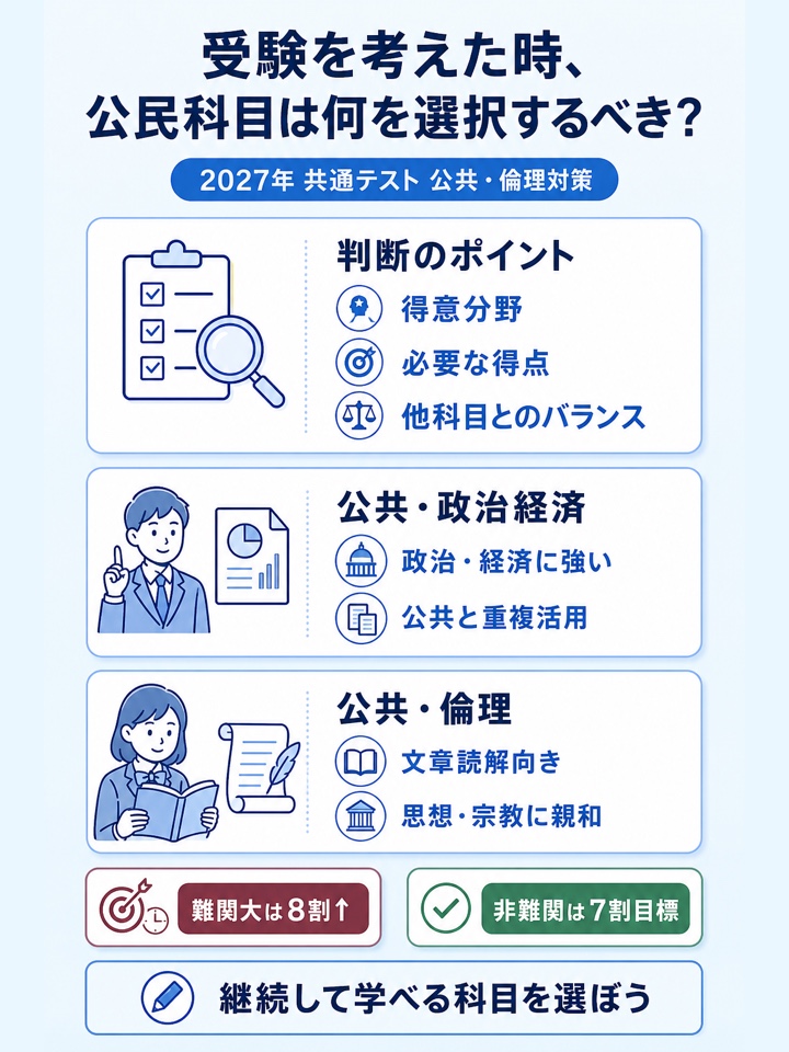 大学受験 【倫理】 2027年度（令和9年度）大学入学共通テストの公共・倫理の傾向と対策