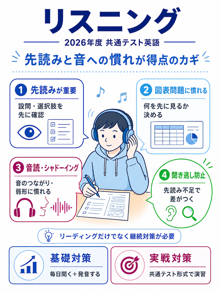 2026年度の共通テスト英語リスニング