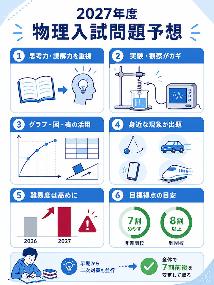 2027年度物理入試問題予想