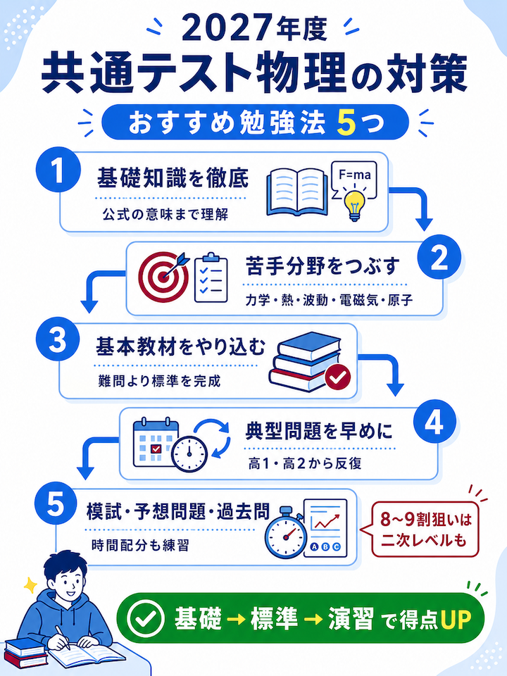 2027年度共通テスト物理の対策