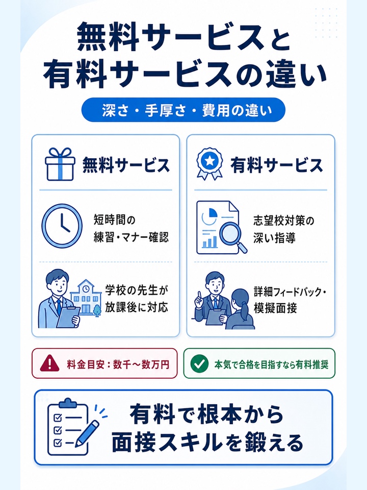 無料サービスと有料サービスの違い