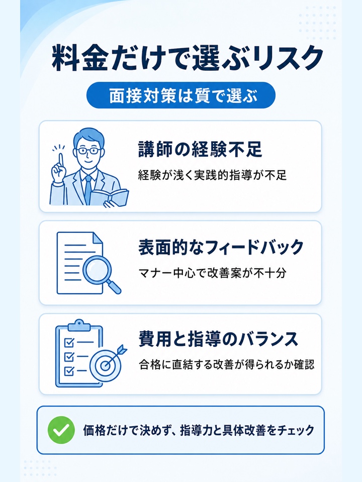 料金の安さだけで選んでしまう