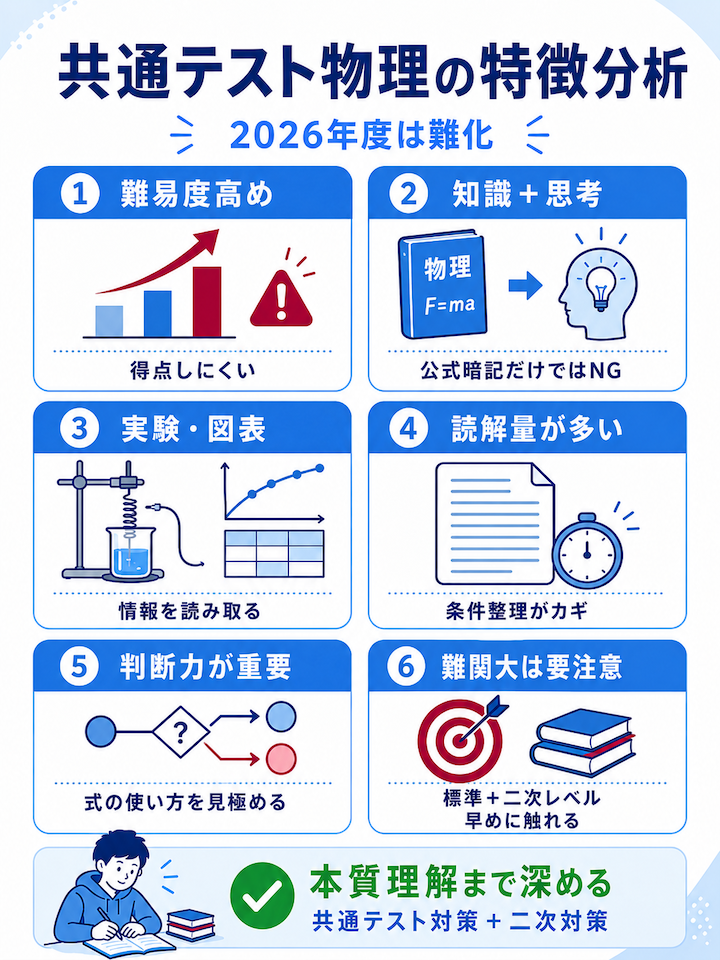 2026年共通テスト物理の特徴分析