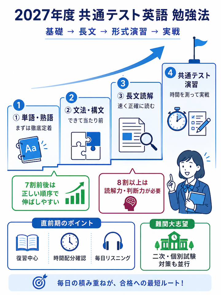 2027年度共通テスト英語の勉強法