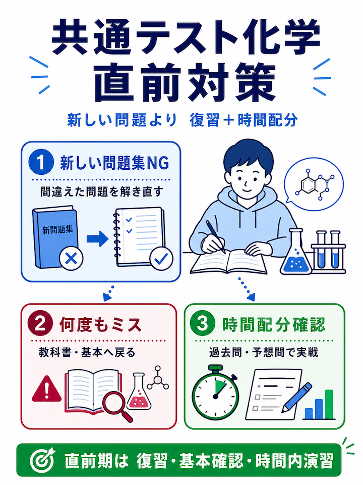 共通テスト化学 直前対策