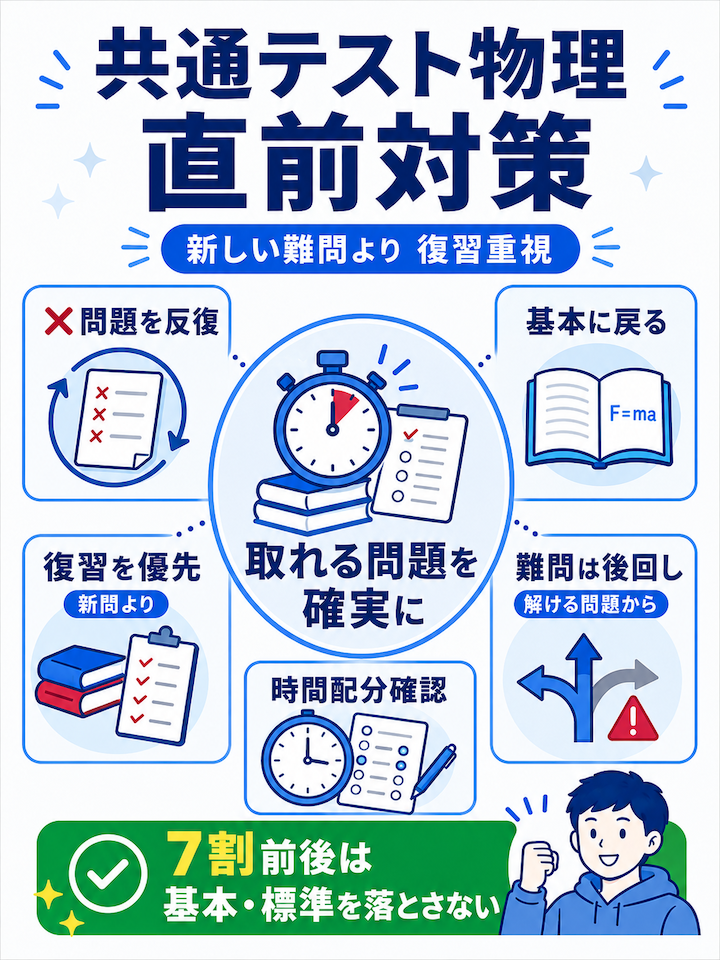 共通テスト物理　直前対策