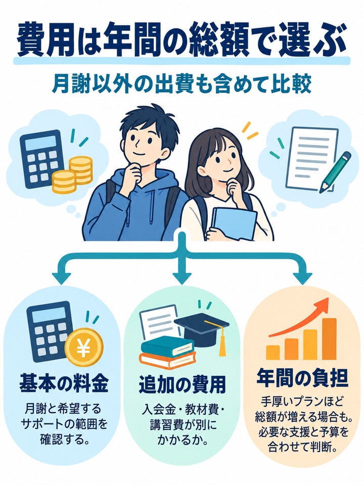 費用で選ぶ